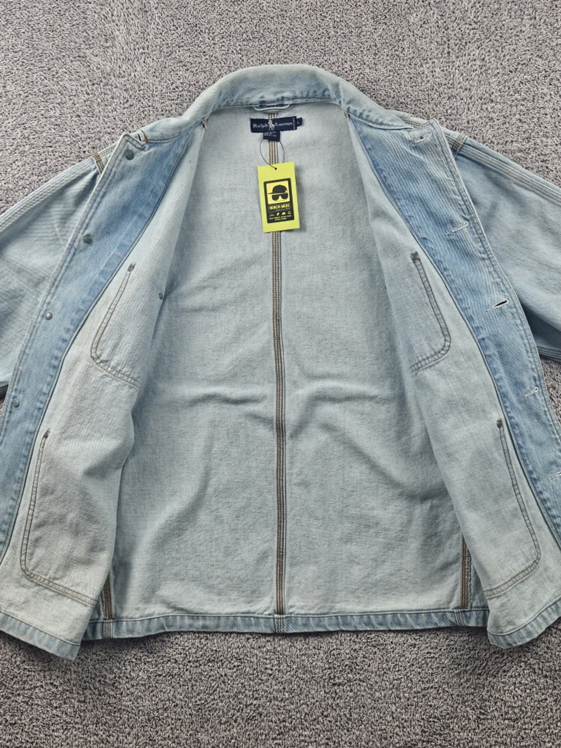 80's 폴로랄프로렌 데님 엔지니어 초어 자켓 ( L ) / 10615 상품이미지10