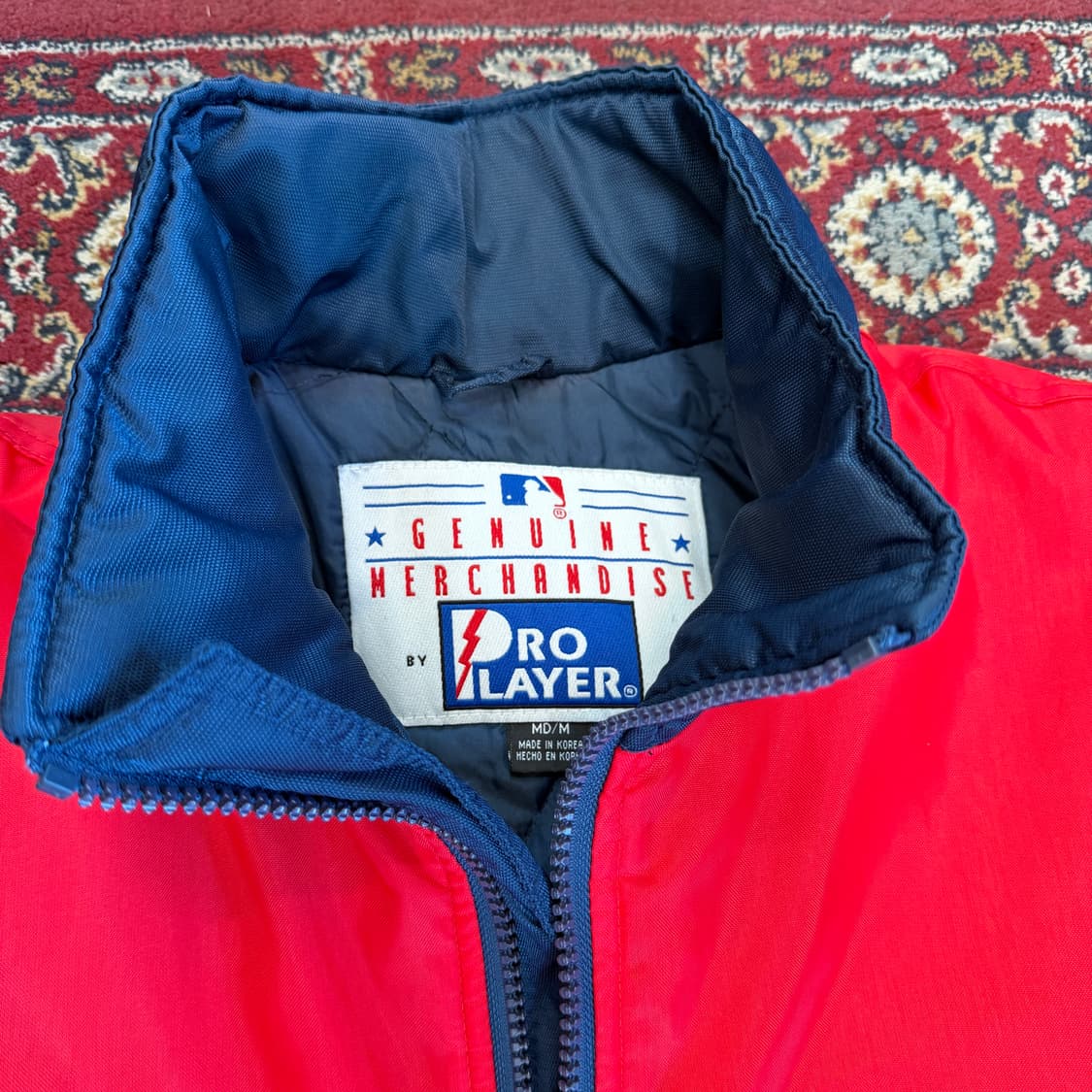 90s Pro Player 클리브랜드 인디언스 더그아웃 자켓 [110] 상품이미지5