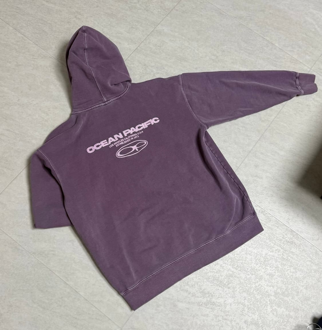 오션퍼시픽 퍼플 후드티 상품이미지1