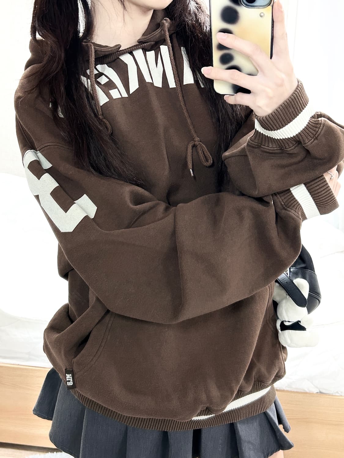 MLB 뉴욕양키스 초코 브라운 후드 상품이미지2