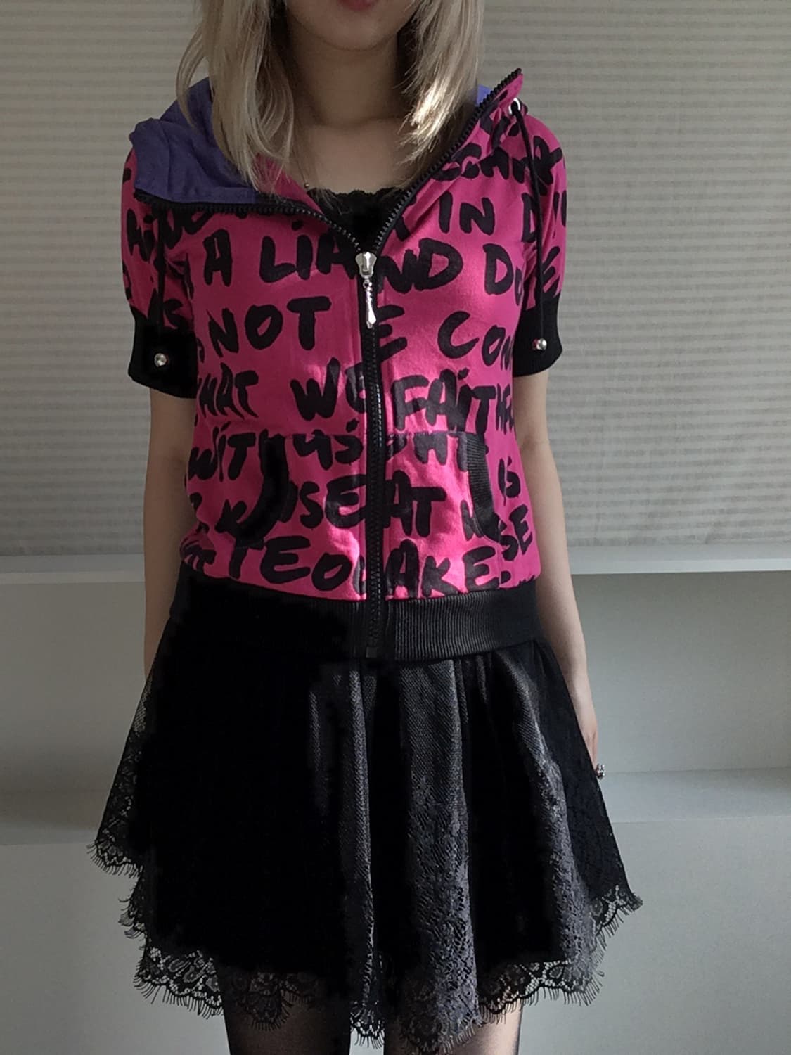 jpn vintage ingni black lace skirt 상품이미지3