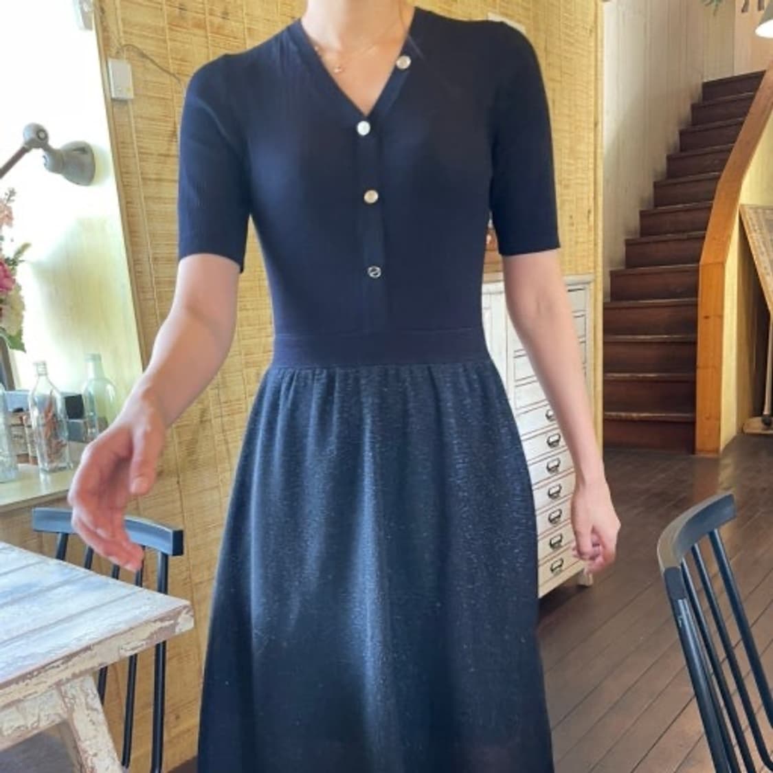 Sandro 산드로 니트 플레어 롱원피스 상품이미지3