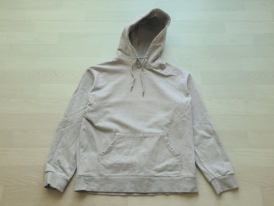 [S] 퍼스널팩 프리미엄 솔리드 후드티 오버핏 멜란지 그레이 판매 상품이미지2