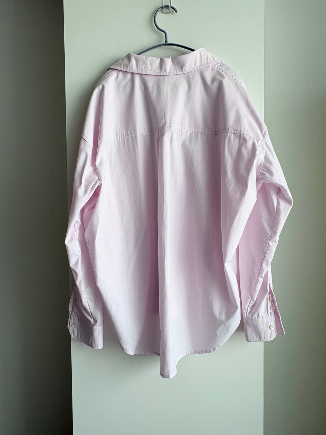 [으네 드레스] 루즈핏포켓셔츠 솜사탕 핑크 F 상품이미지2