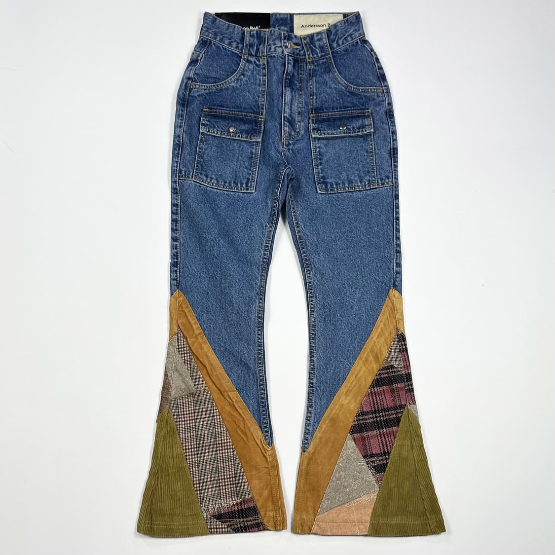 앤더슨벨 로우라이즈 부츠컷 데님 팬츠 (25인치 여성추천) 상품이미지3