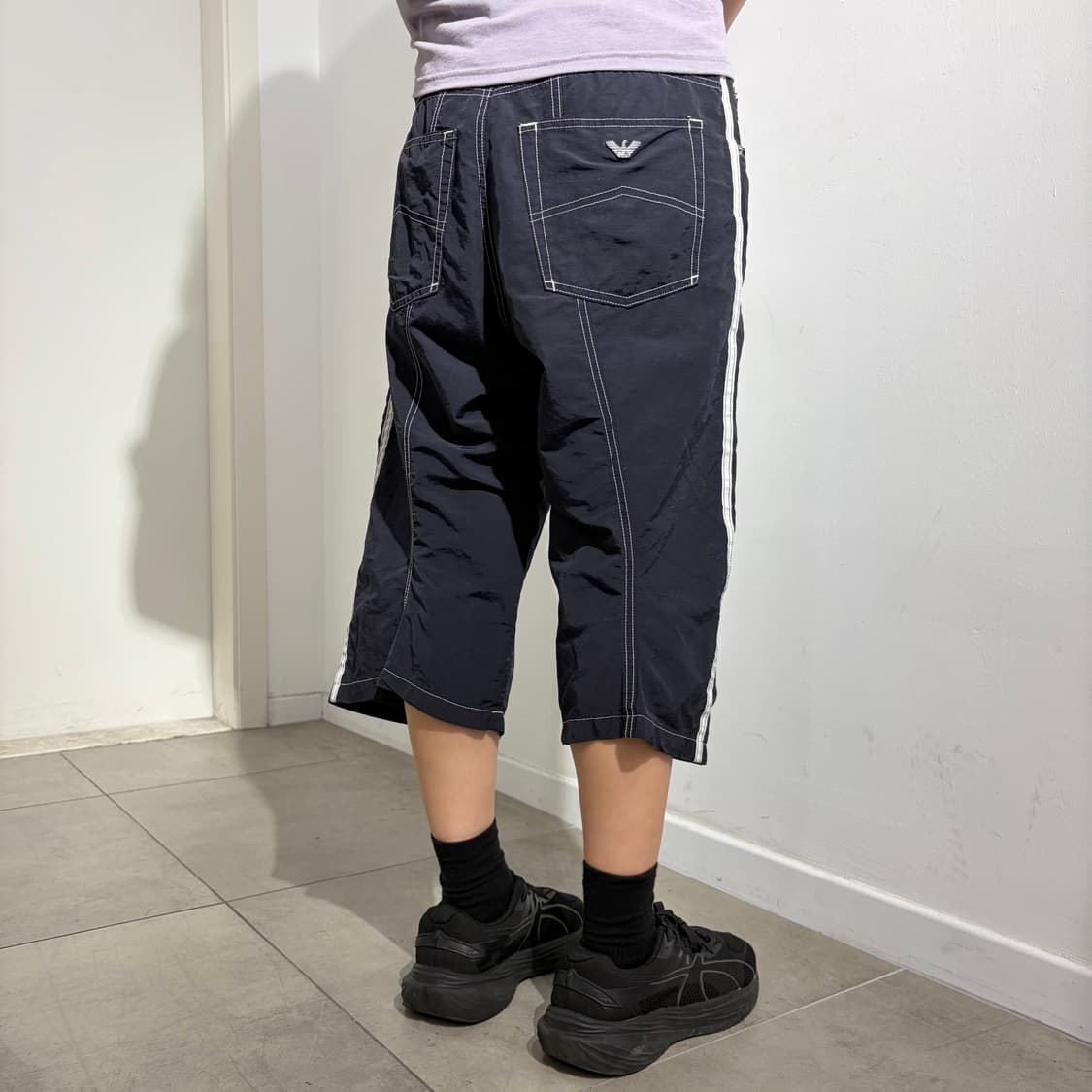 Armani Jeans 나일론 카프리 팬츠 반바지 상품이미지1