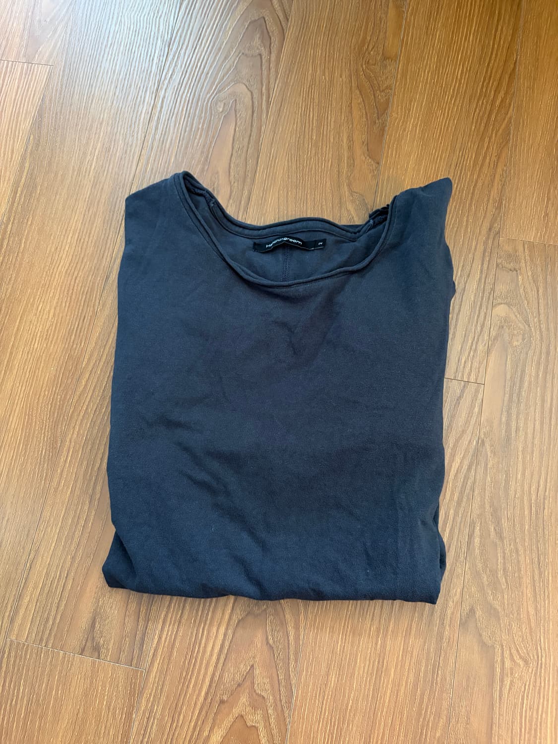 해칭룸 boxer tee blue charcoal 2사이즈 상품이미지3