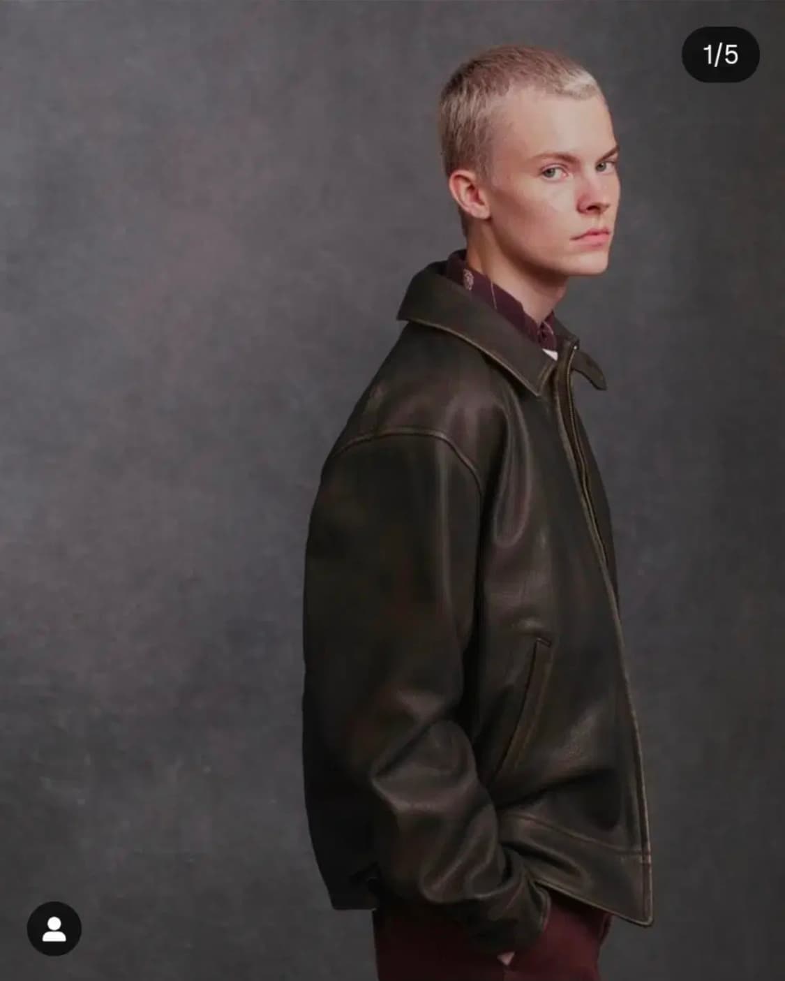 [36] 올드조 허큘러스 파티나 브라운 디어스킨 상품이미지4