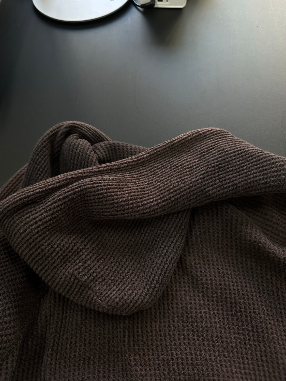 히스테릭글래머90s 그런지워시드 와플 루즈 후드집업 상품이미지7