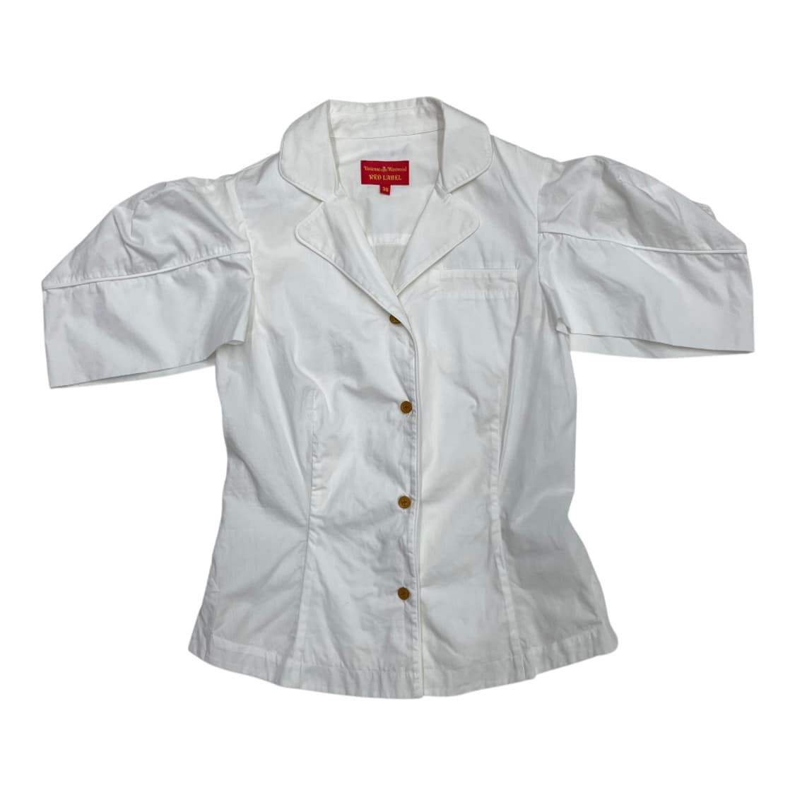 비비안웨스트우드 레드라벨 하프 벌룬셔츠 38 ( 중고 매물 없는 매물 ) 상품이미지3