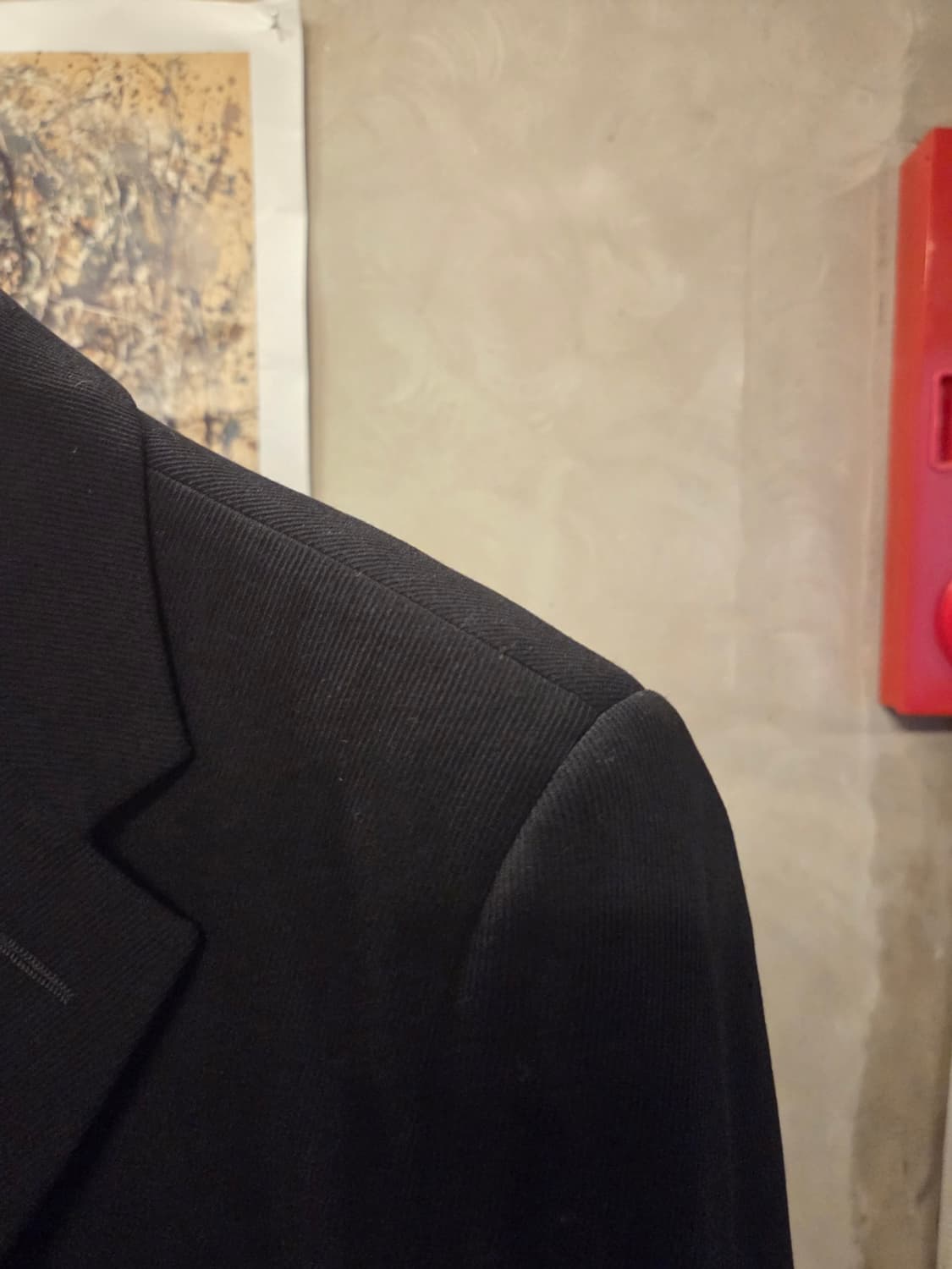 아르마니 꼴레지오니 블랙 테일러드자켓 상품이미지4