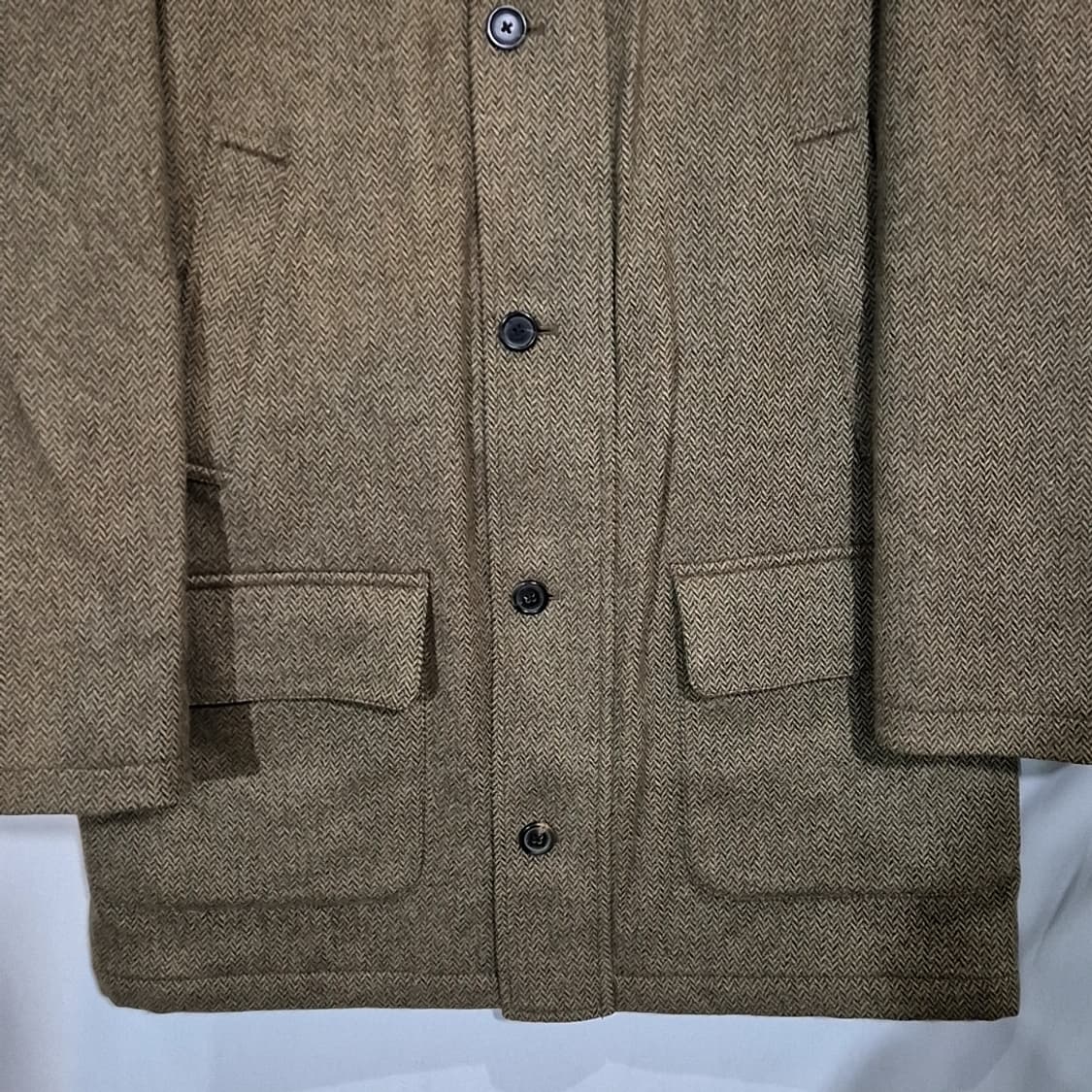 Brooks brothers 브룩스브라더스 파이어맨 헤링본 코트 상품이미지3