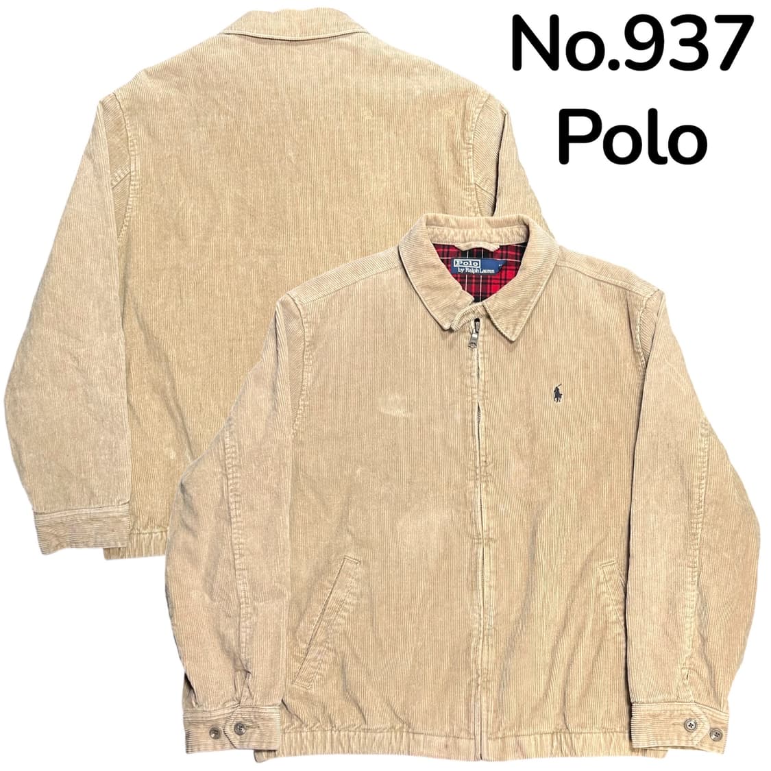 폴로 랄프로렌 코듀로이 면 자켓 블루종 잠바 100 상품이미지1