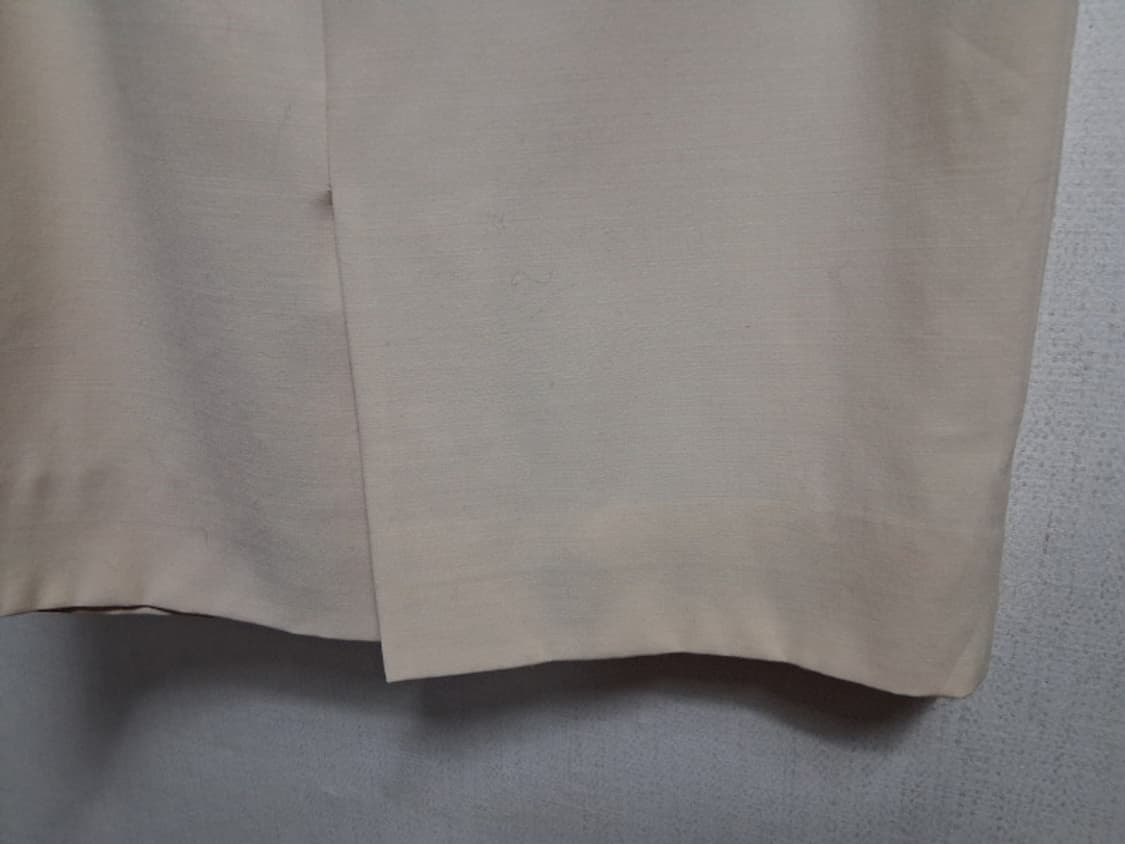 일본빈티지 제니 GENNY 100% 아이보리 순모스커트 허리 27 28  상품이미지6