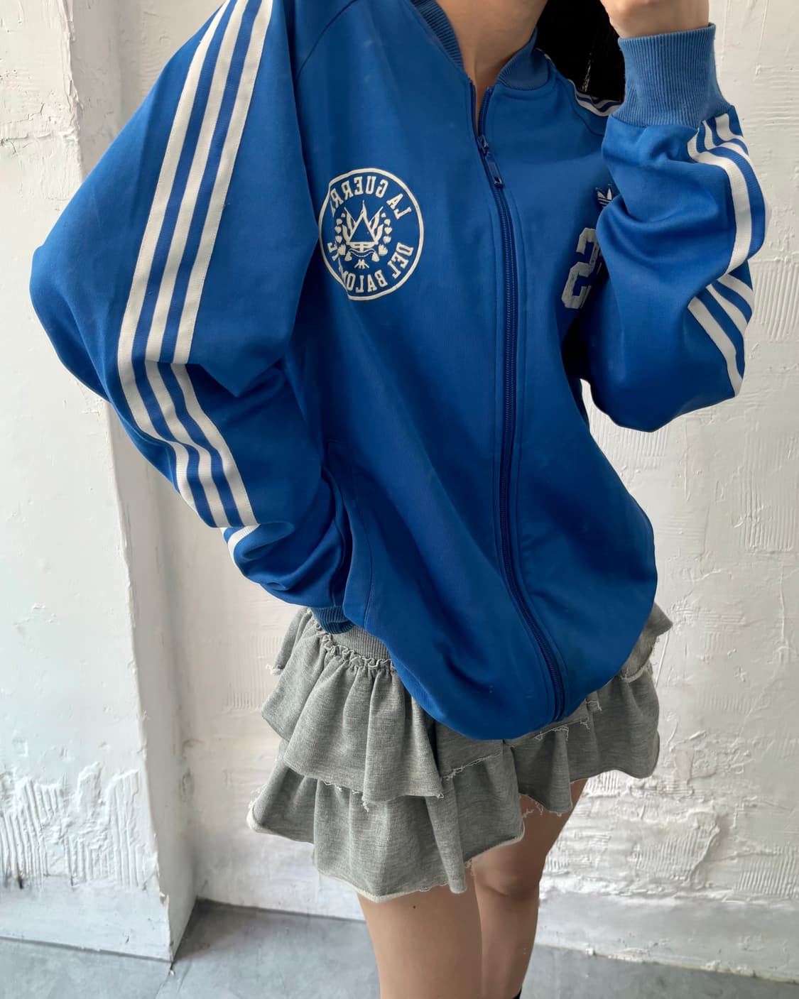 Adidas 아디다스 블루컬러 엘사바도르 ES 트랙탑 상품이미지2