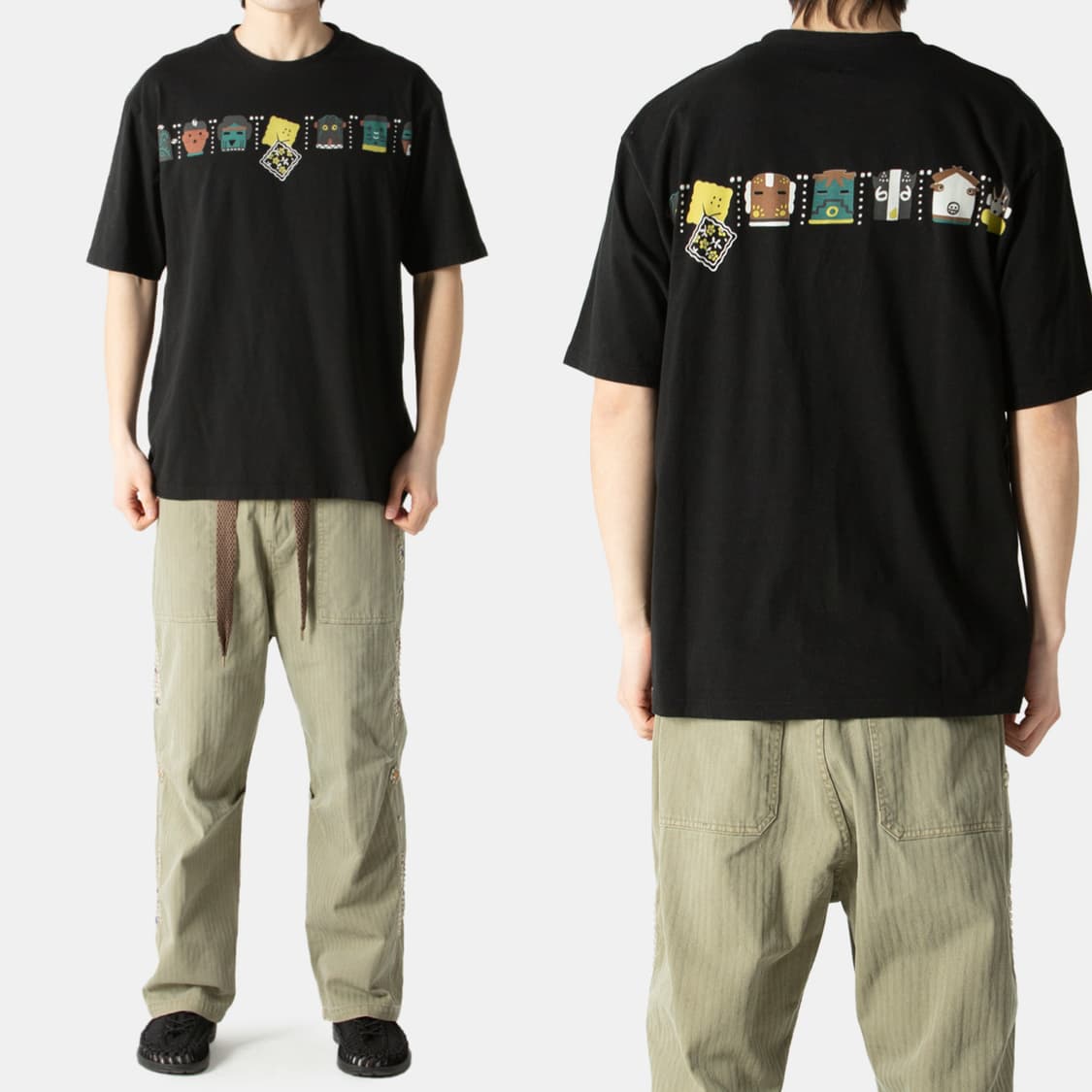 [XL] 캐피탈 25ss 패키쉬 카치나 반팔 티셔츠 블랙 페키쉬 카티나 상품이미지2