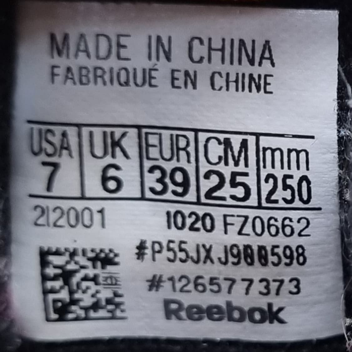 리복 리와인드런 블랙 운동화250 상품이미지6