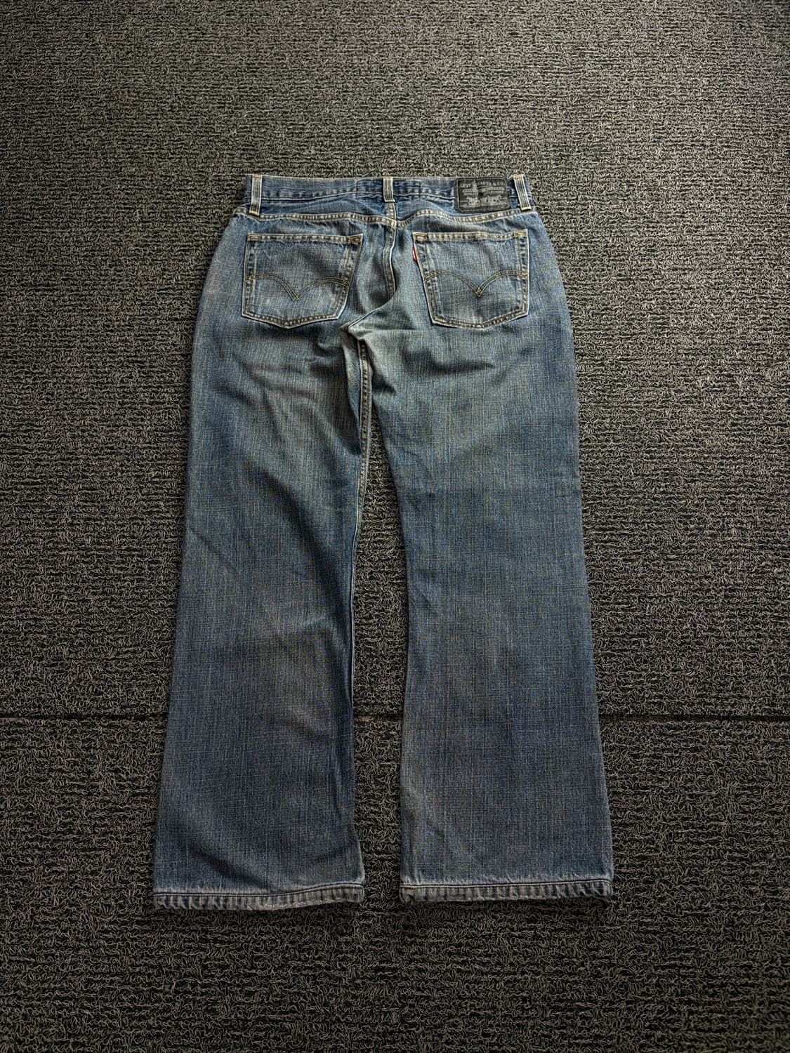 리바이스 527 로우 부츠컷 워싱 데님 팬츠 1448 상품이미지5