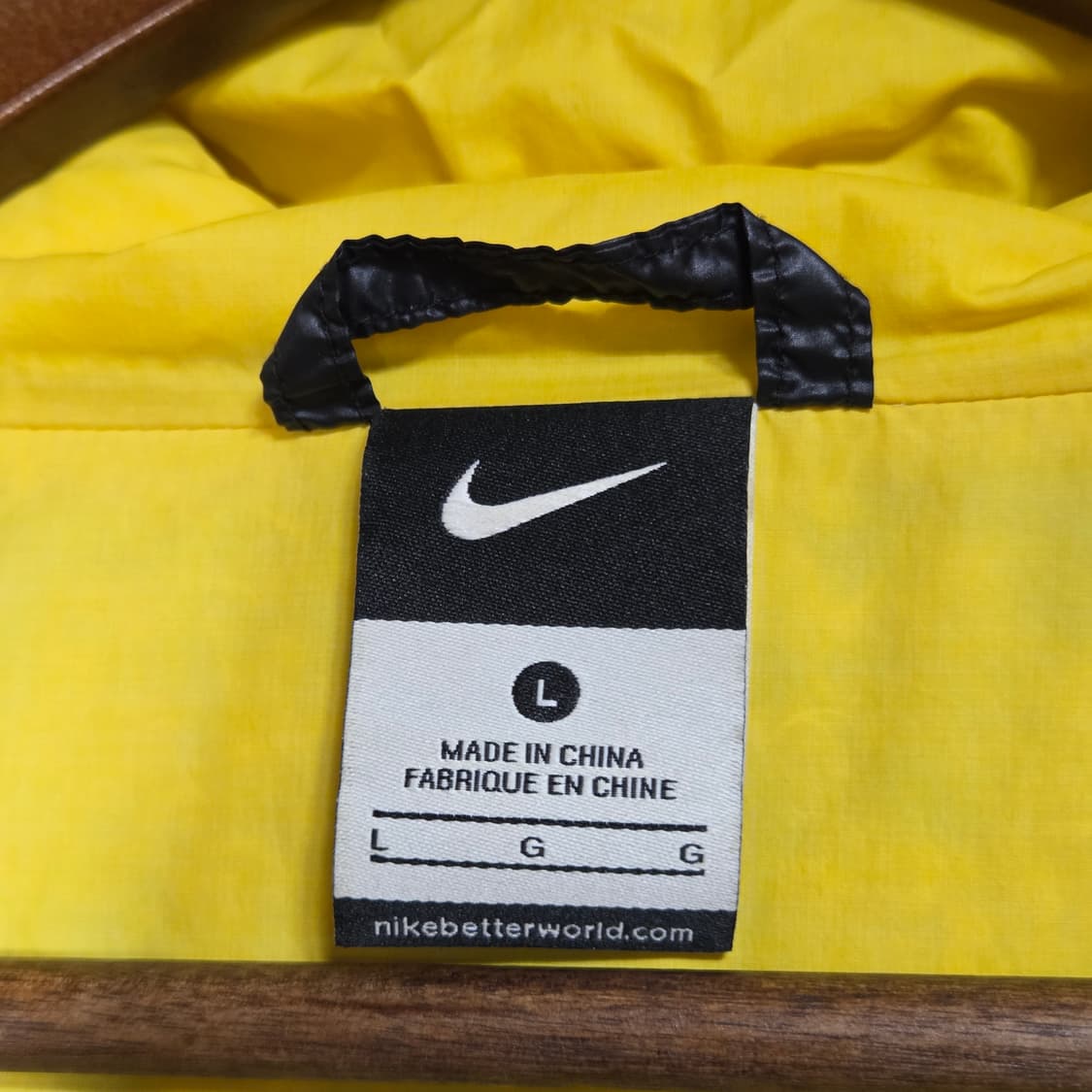 나이키 블랙 구스다운 후드 경량 패딩 상품이미지8