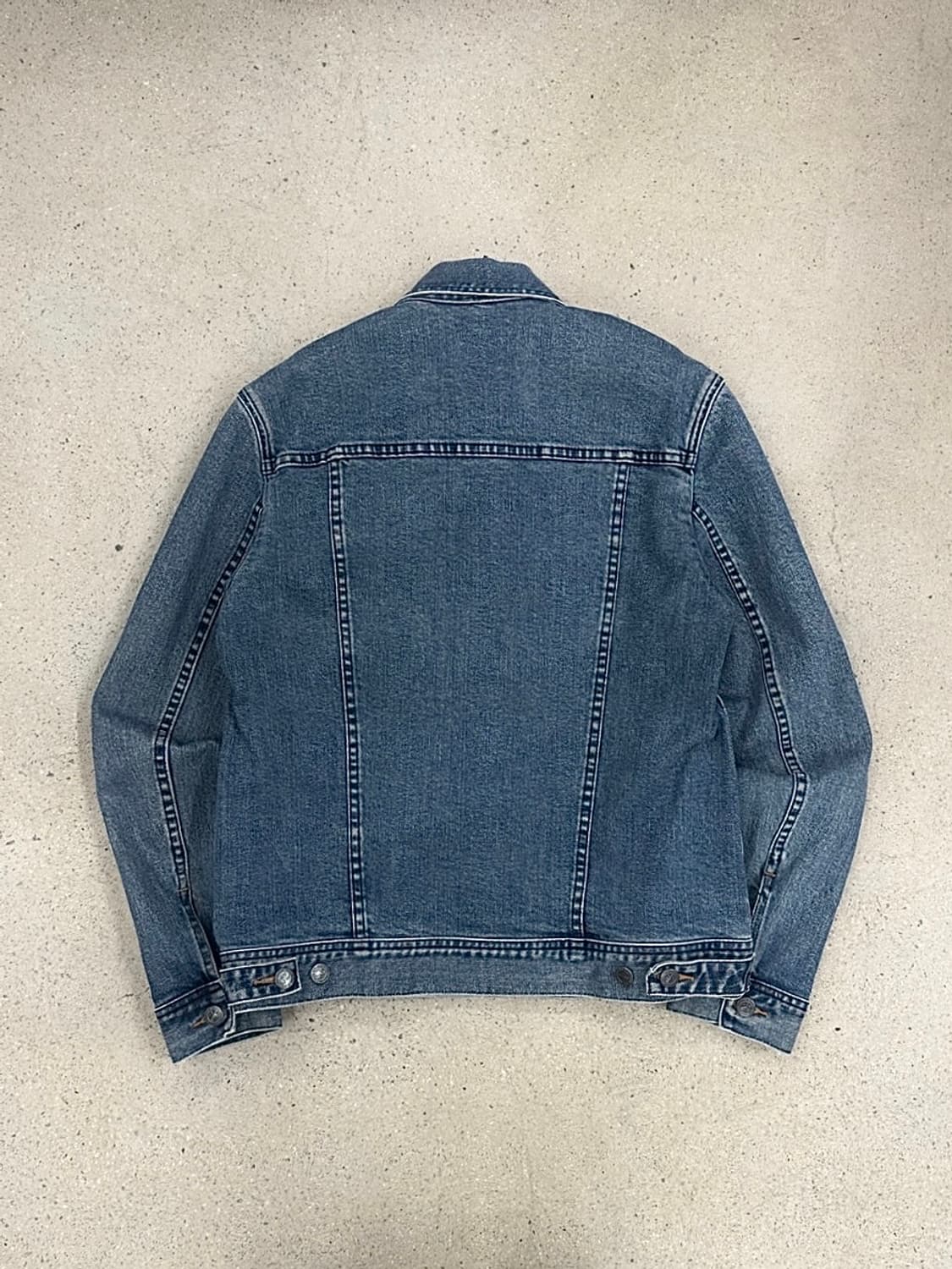 아페쎄 블루 데님 트러커 자켓 상품이미지2