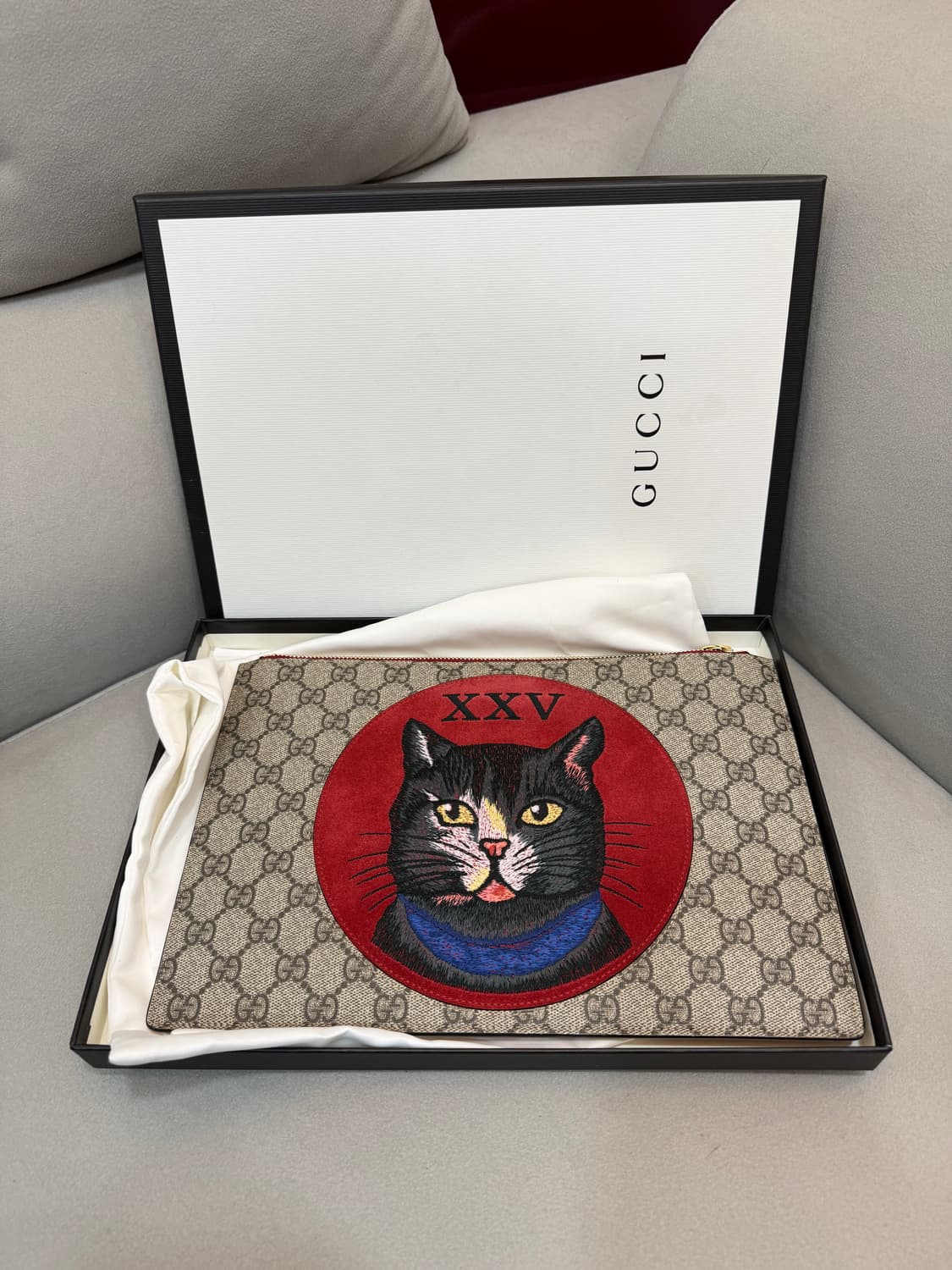 새상품급 구찌 미스틱 캣 클러치  상품이미지1