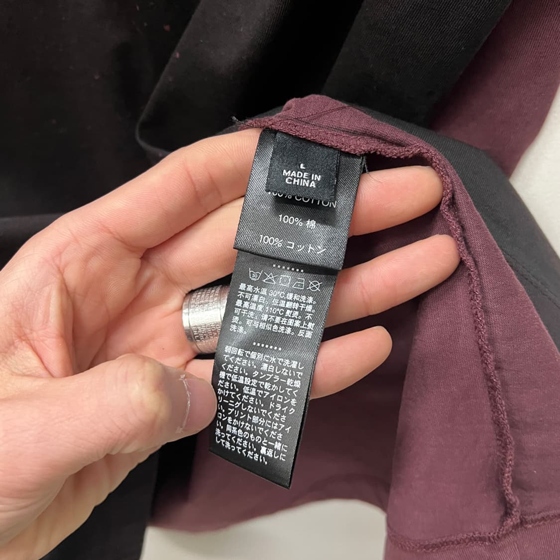 할리데이비슨 투톤 로고 반팔티 L 상품이미지4