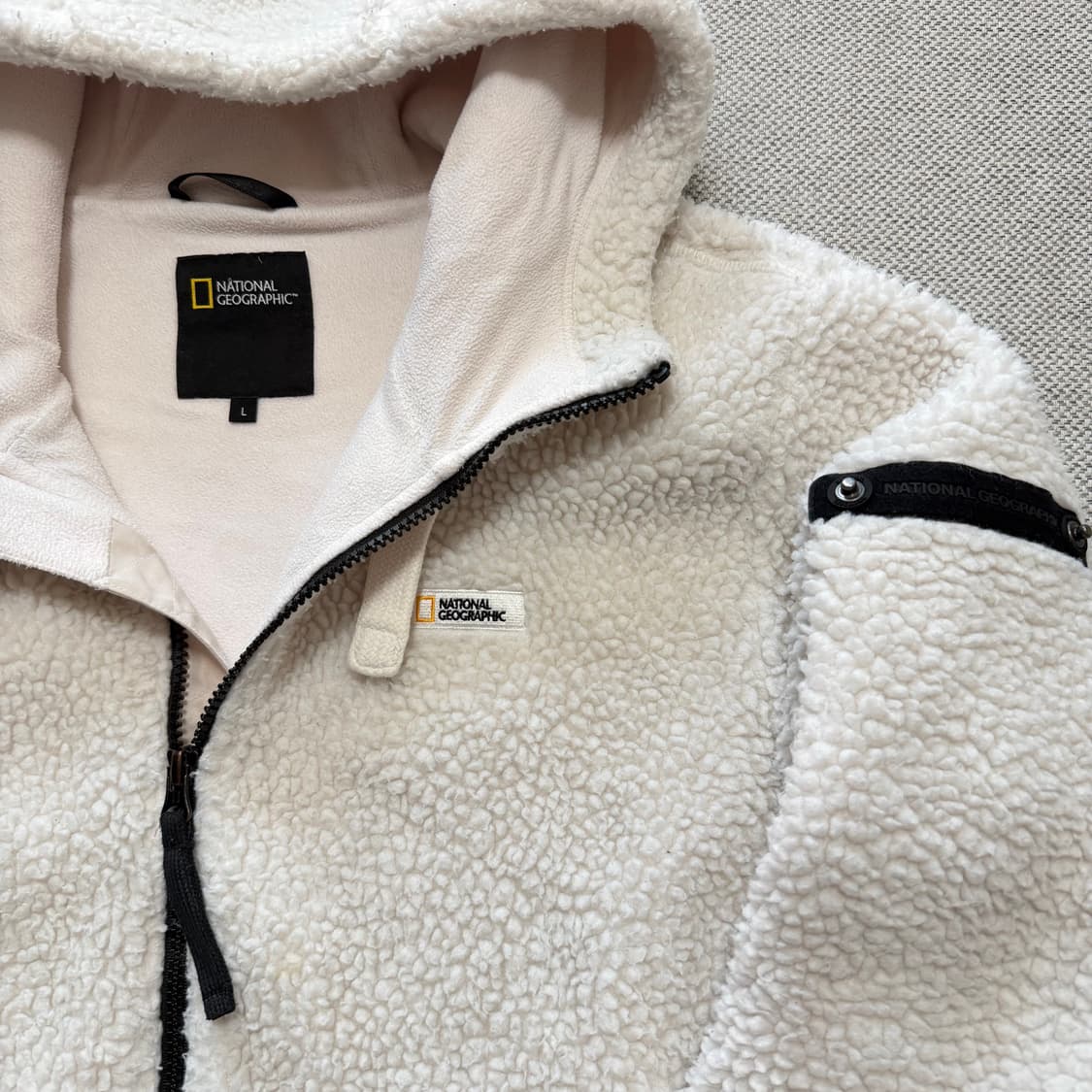 내셔널지오그래픽 플리스 후드집업 상품이미지3