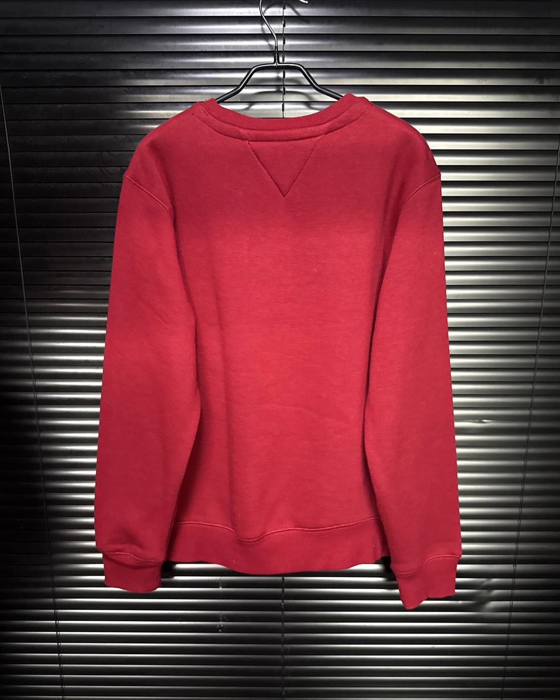 타미 힐피거 면 코튼 스웻 셔츠 맨투맨 버건디 레드 라운드넷 클래식 M 상품이미지4