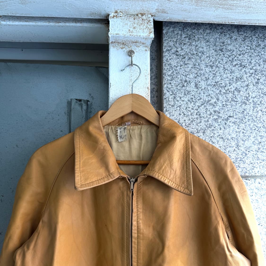 PIRA SPA 빅카라 레더 자켓 상품이미지3