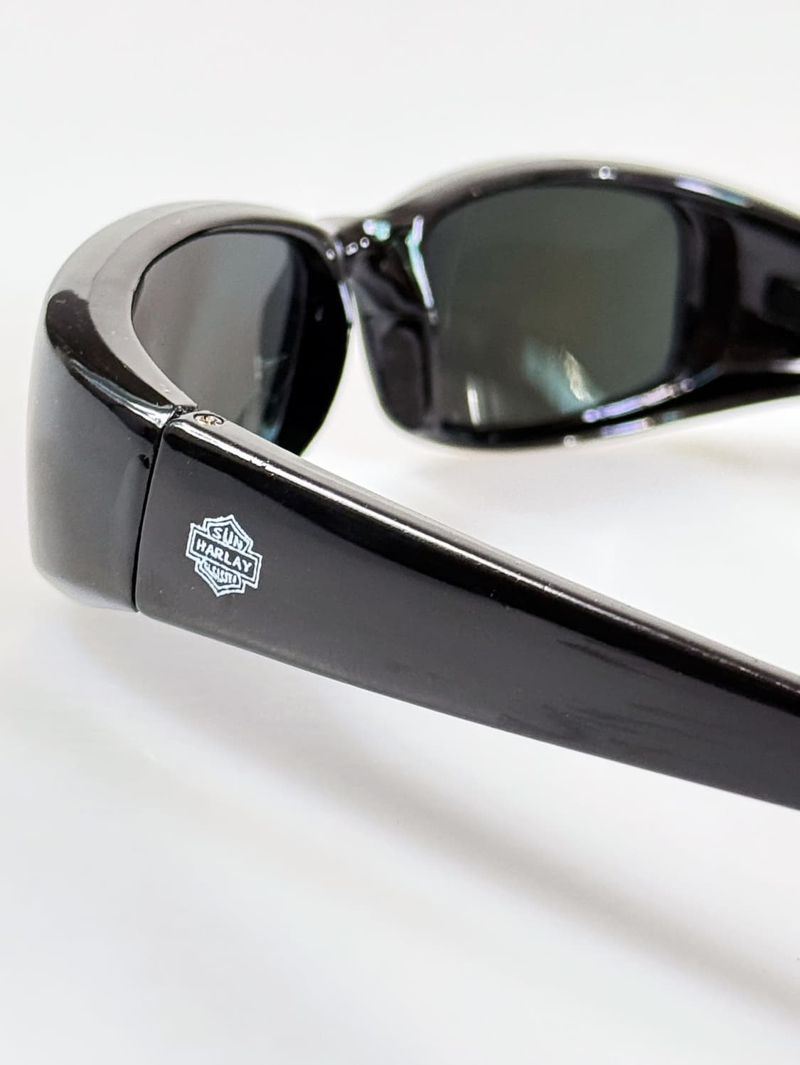 90s SUN HARLAY 볼드 스퀘어 미러렌즈 빈티지 선글라스 상품이미지4