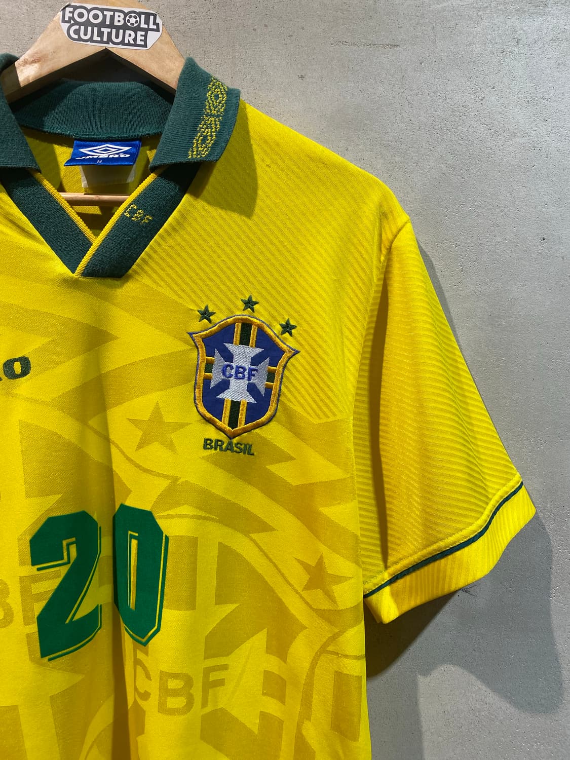 93-94 브라질 국가대표 호나우두 홈 유니폼 상품이미지3
