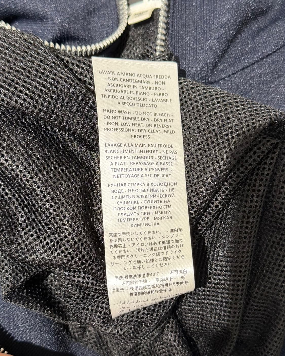 알렉산더 맥퀸 네이비블루 롱 후디 자켓 상품이미지8