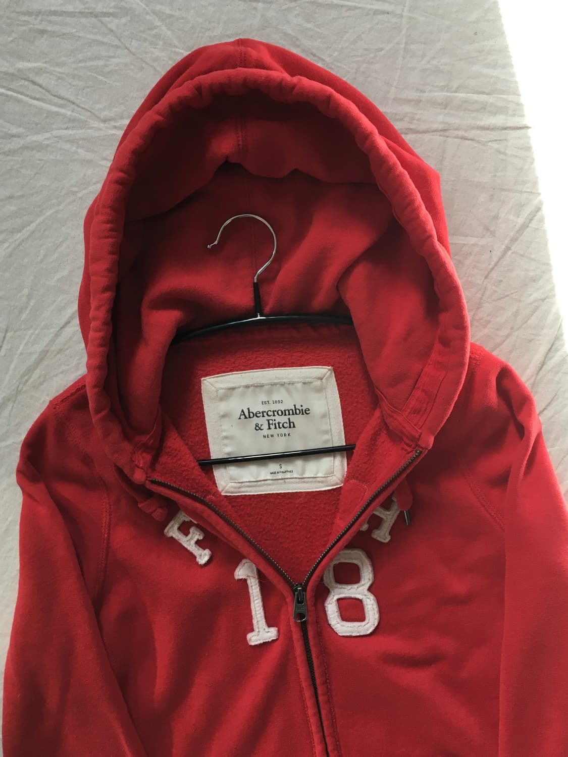 아베크롬비 자수패치 로고 후드집업 상품이미지4