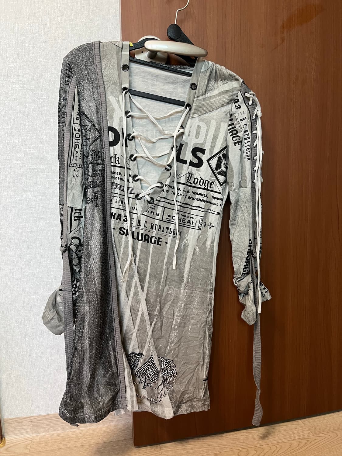 salvage long-sleeved one-piece 상품이미지1