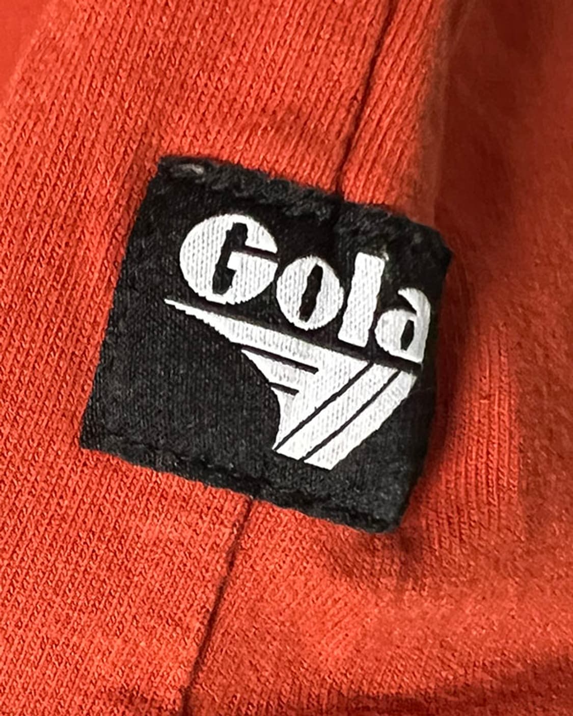 GOLA 골라 자수로고 남자 반팔티셔츠 라운드넥 캐주얼 오렌지 L 100 상품이미지3
