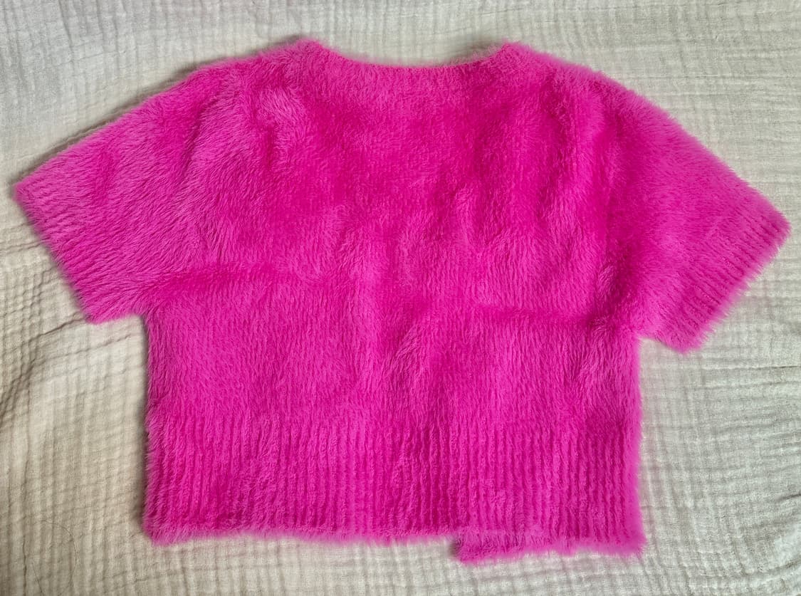 자크뮈스 자크무스 라마이유 네브 반팔 크롭 가디건 40사이즈 상품이미지4