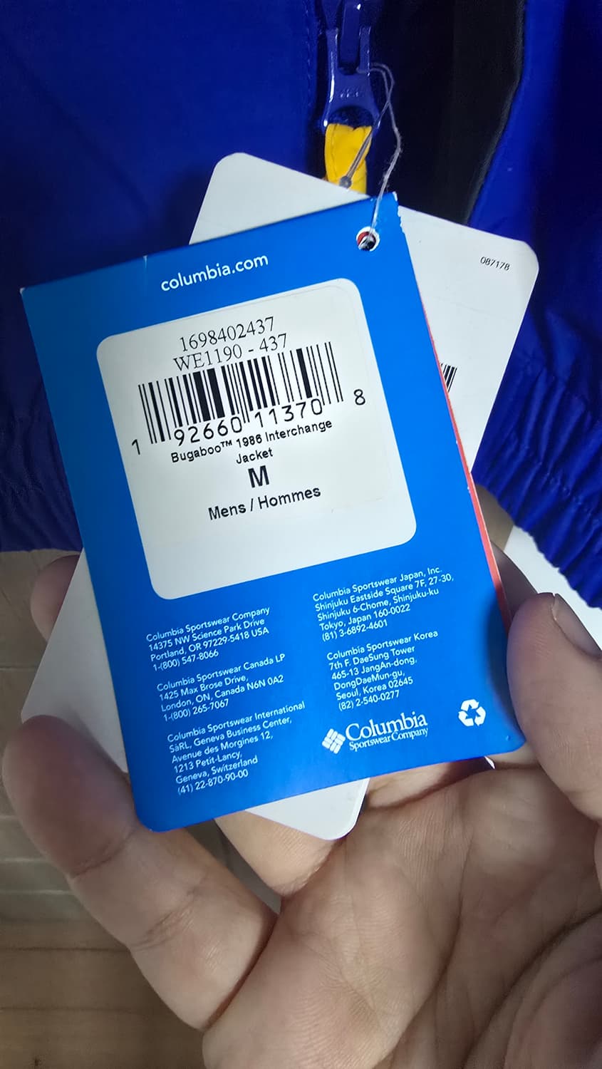 컬럼비아 부가부 M 사이즈 새상품 상품이미지6