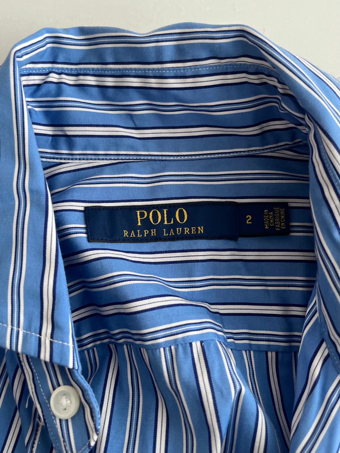 2) 폴로 랄프로렌 셔츠 원피스 블루 상품이미지4