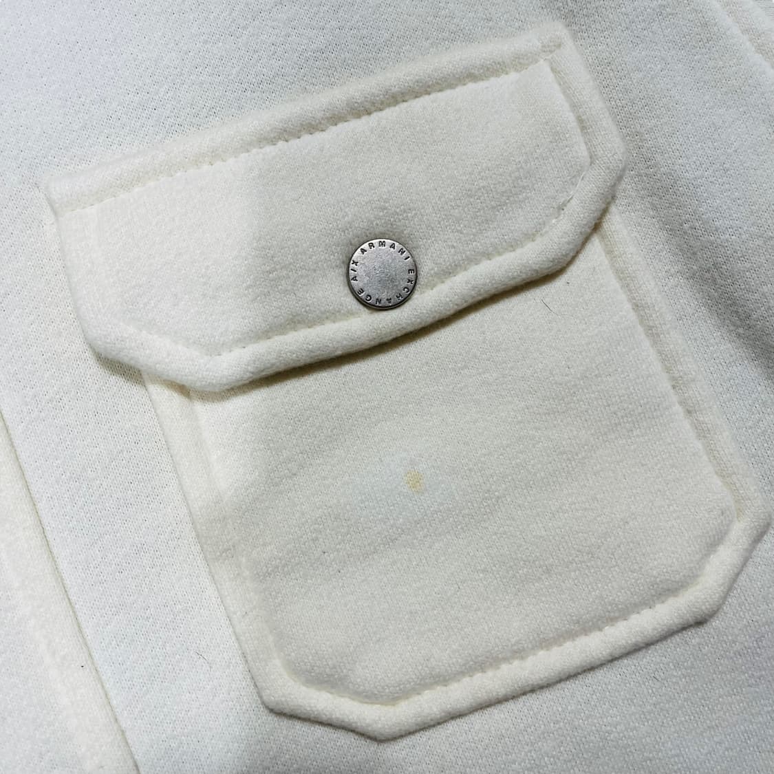 아르마니 익스체인지 크림 트리밍 퍼 봄버 재킷 상품이미지8