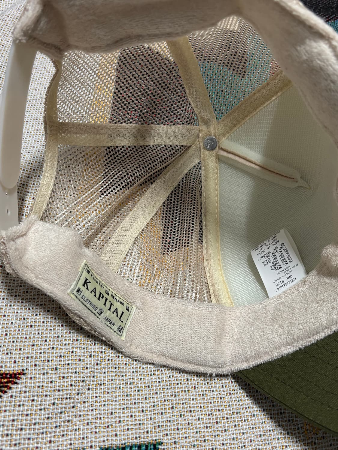 Kapital 데님 다이드 트러커 캡 상품이미지2