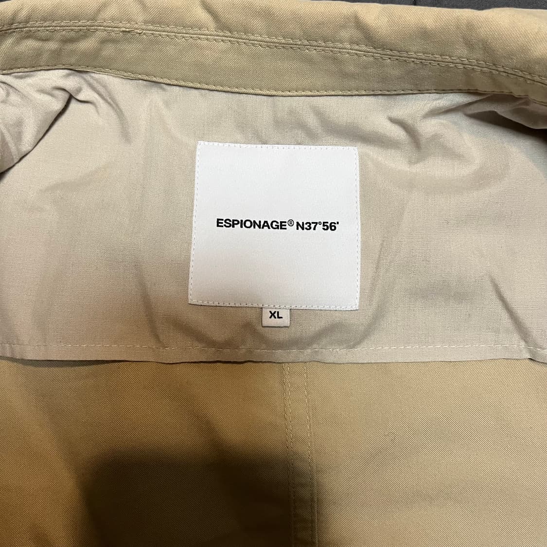 Espionage 코튼 스포츠 자켓 베이지 상품이미지7