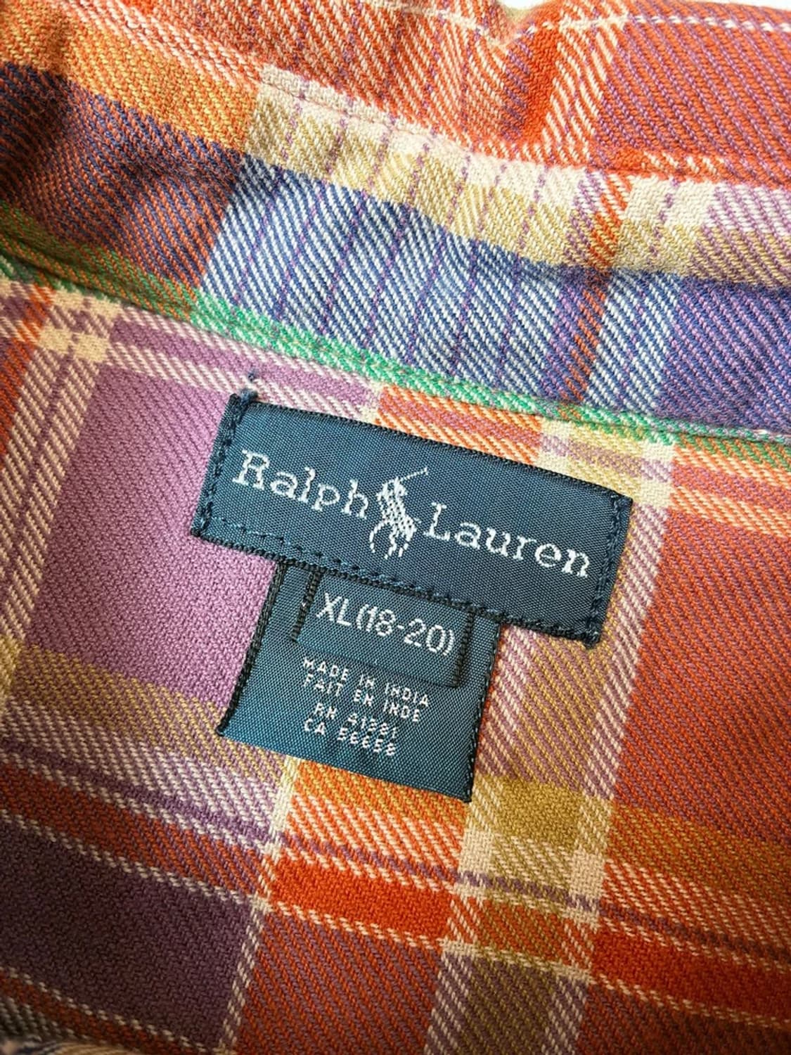 폴로 랄프로렌 00's 코튼 체크 셔츠 PN8148 상품이미지6