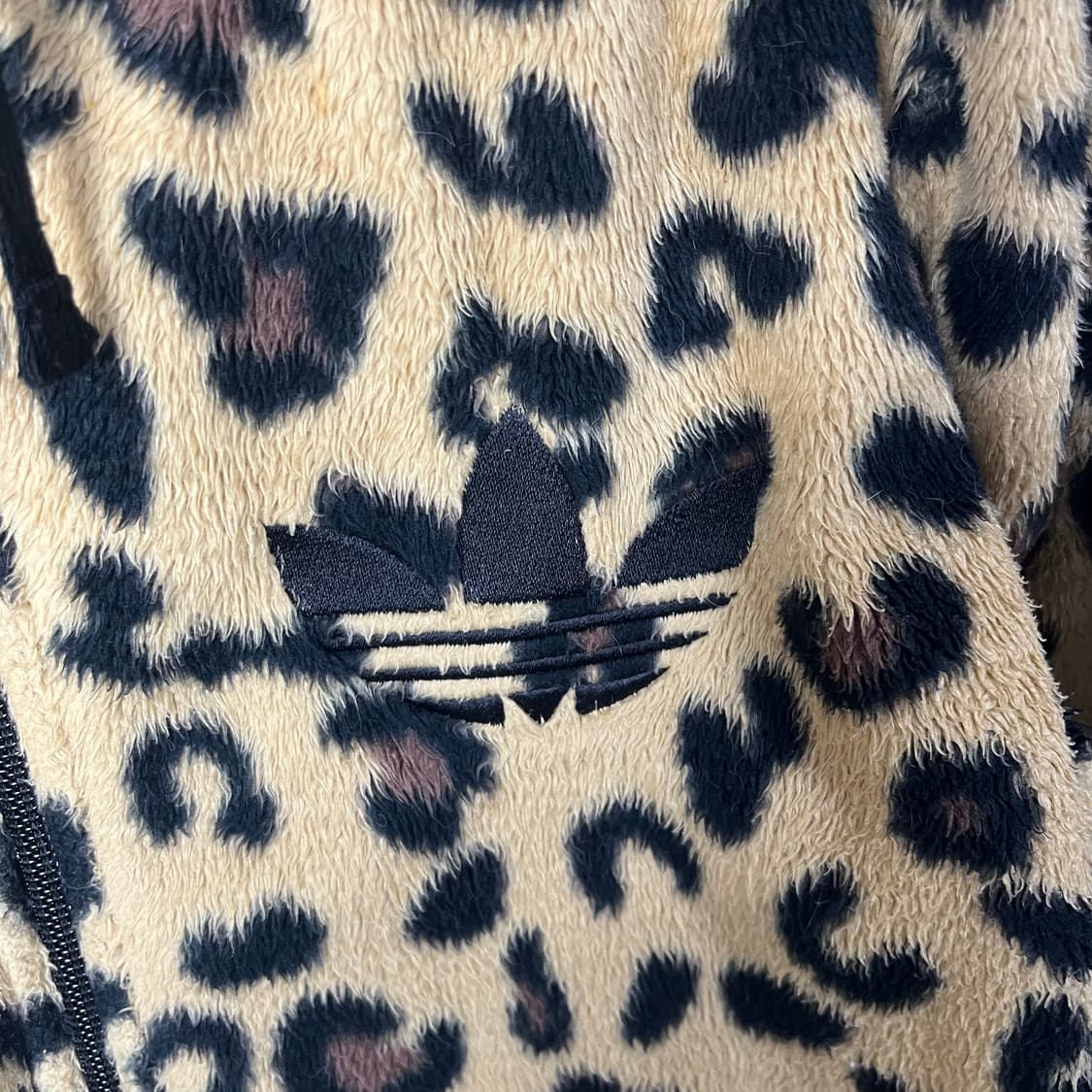 [Adidas] 아디다스 레오파드 플리스 갸루 후드집업 상품이미지4