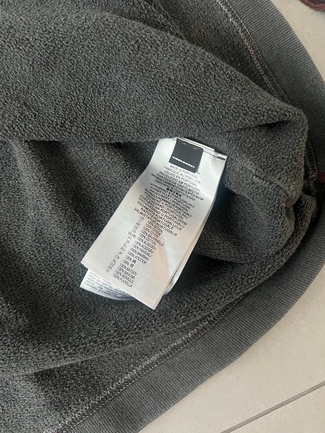 디젤 피그먼트 롱슬리브 맨투맨 xl 상품이미지7