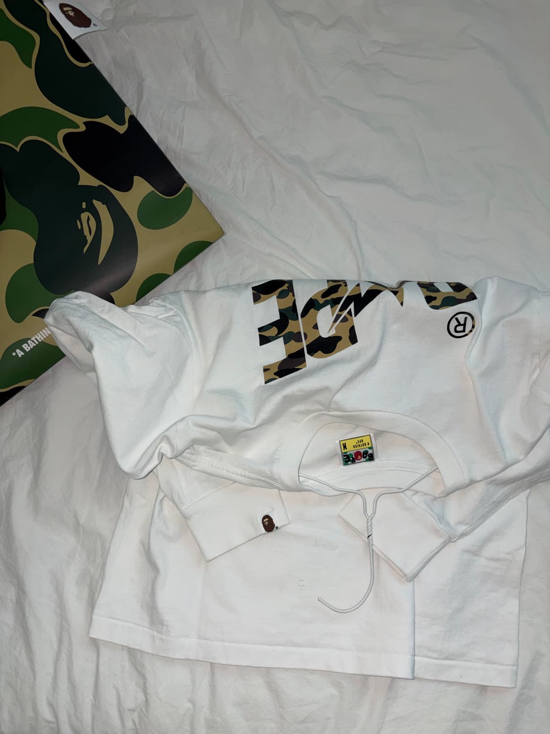Bape star camo long sleeve / M 상품이미지4
