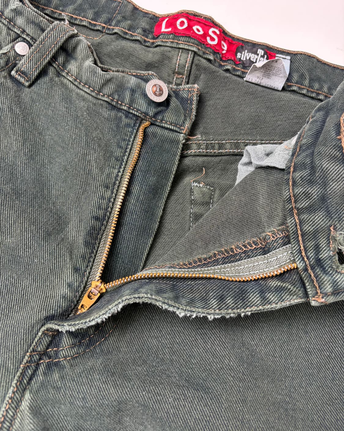 90s Levi's Silvertab Jeans (army green) 상품이미지6