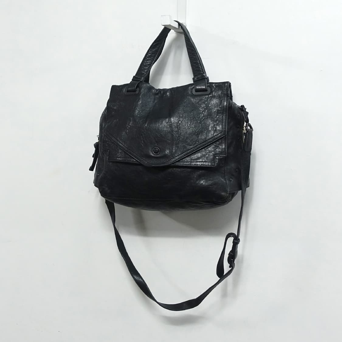 MORGAN 모르간 뉴질랜드 렘레더 양가죽 아티잔 숄더 크로스백 상품이미지2