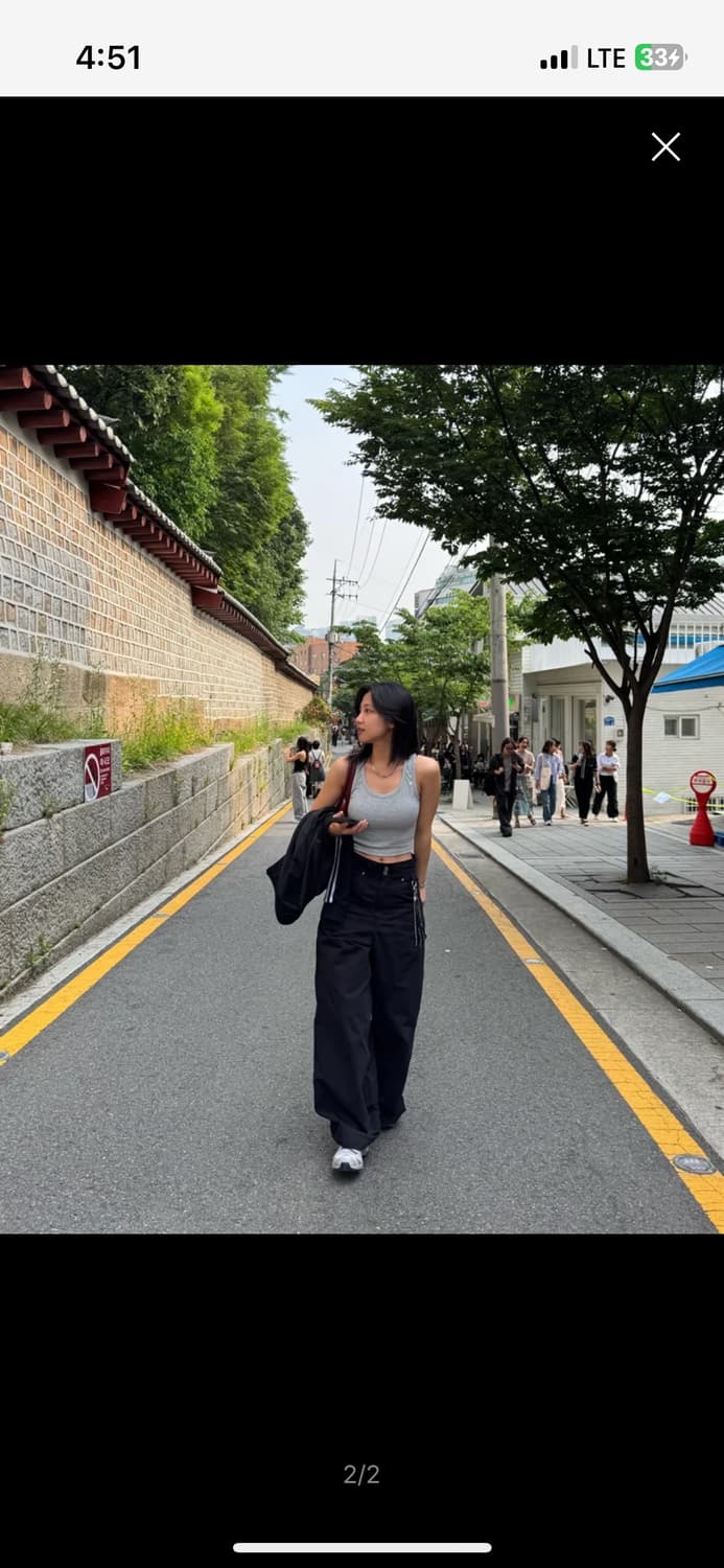 오퍼스 0012 Op. 08 MELTED COTTON PANTS BLAC 상품이미지6