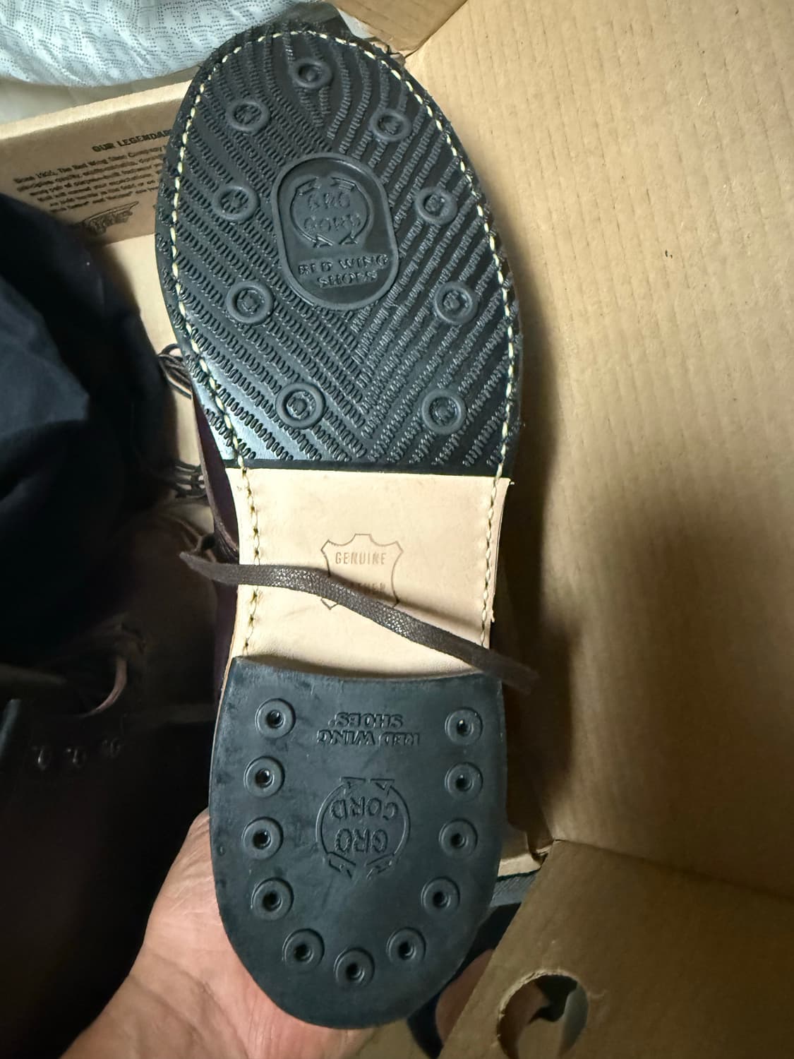 레드윙 9419  블랙체리 백맨 265사이즈 상품이미지1