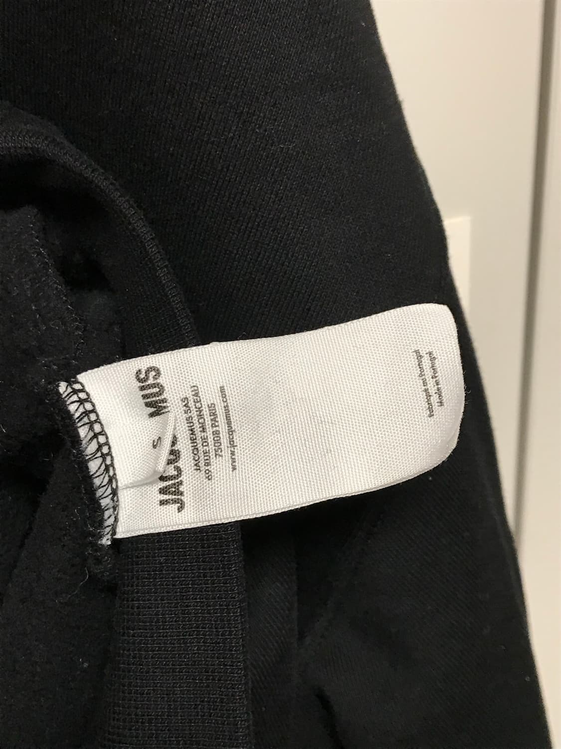 자크뮈스 로고 패치 코튼 후드 집업 S 상품이미지5